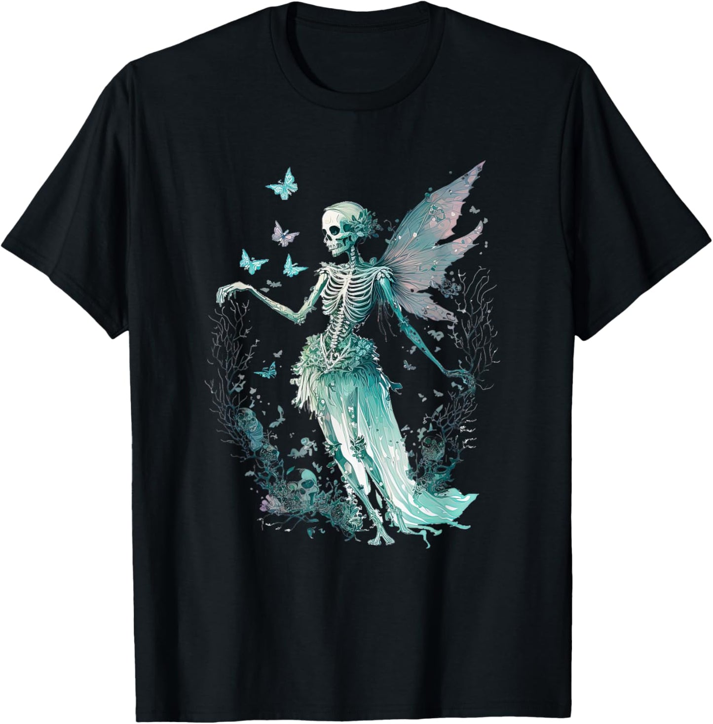 Goth Fairycore Aesthetic Gothic Fairy Aesthetic T-Shirt - T-Shirt | Black