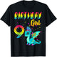 Birthday Girl Dragon 9 Theme Party Outfit T-Shirt - T-Shirt | Black