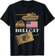M18 Hellcat WW2 American Tank Destroyer Tanks Diagram Flag Women Kids T-Shirt - T-Shirt | Black