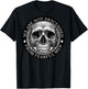 We Are Not Descended From Fearful Men Skull (on back) T-Shirt - T-Shirt | Black