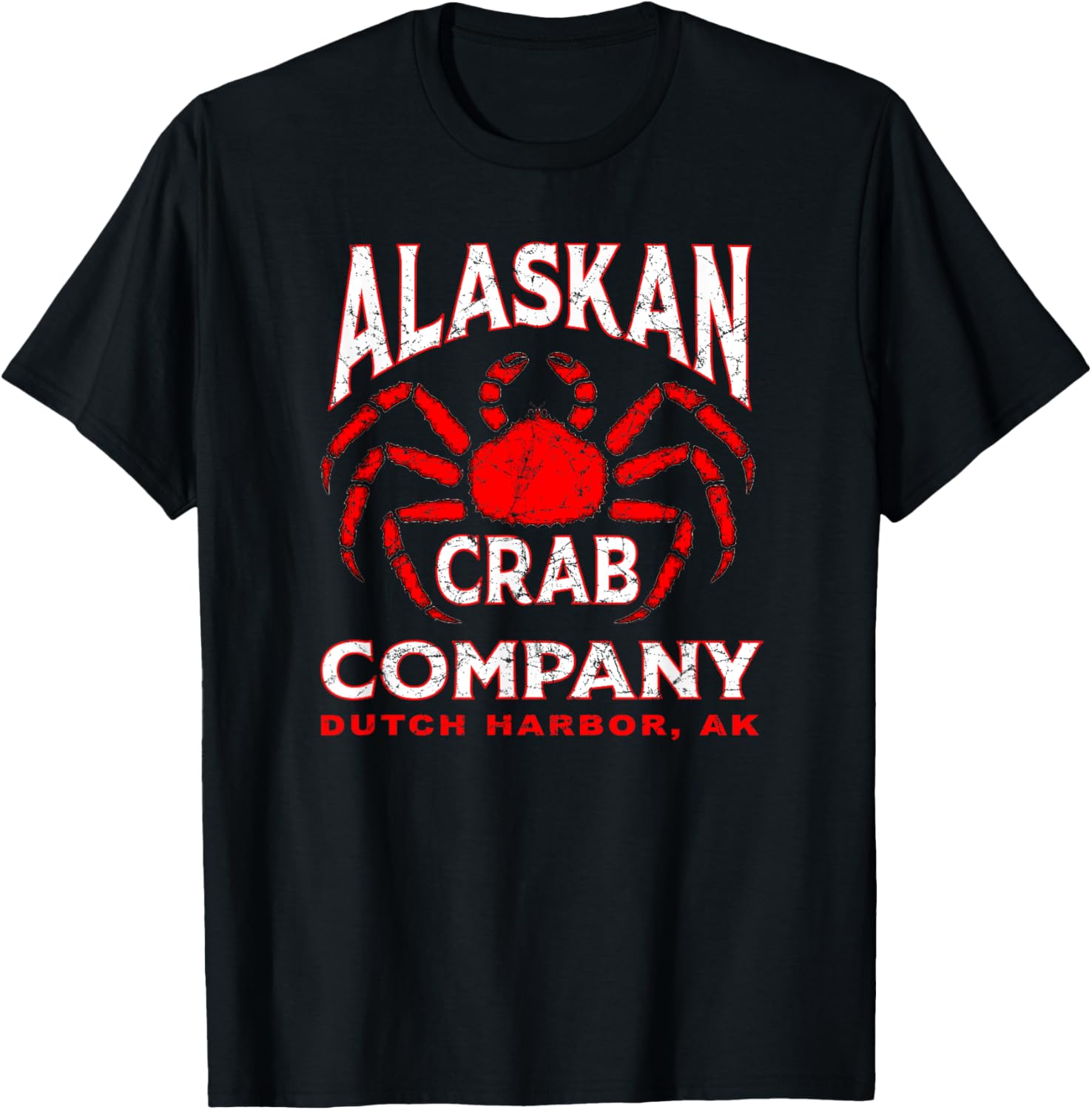 Alaskan Crab Leg Company for Alaska King Crab Fishing Fans T-Shirt - T-Shirt | Black