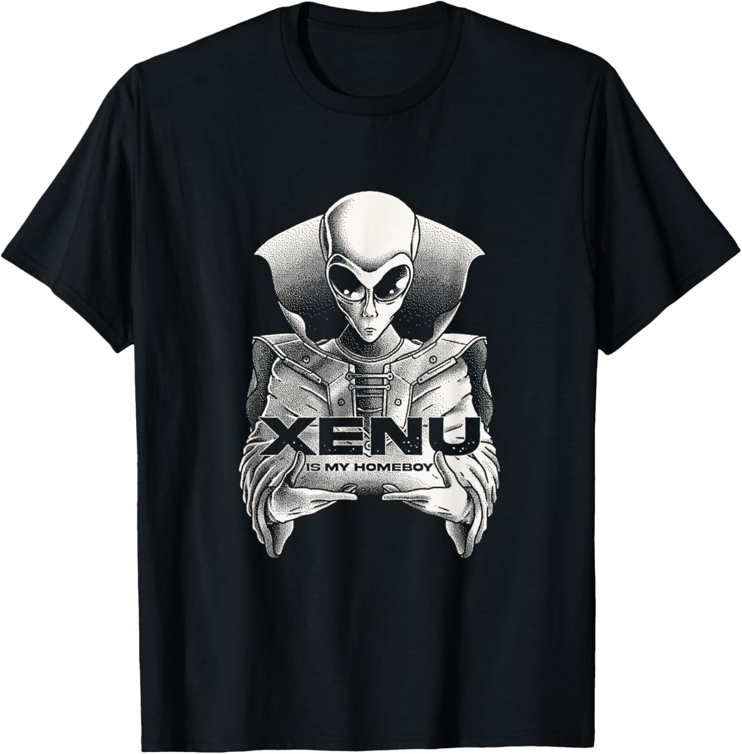 Funny Scientology Xenu Is My Homeboy Alien Scientologists T-Shirt - T-Shirt | Black