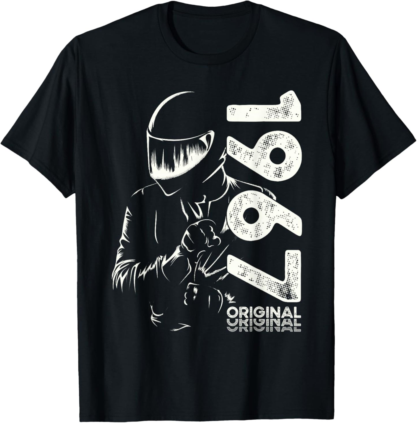 53rd Birthday Man Motorcycle Biker Biker 1967 , Black, S T-Shirt - T-Shirt | Black