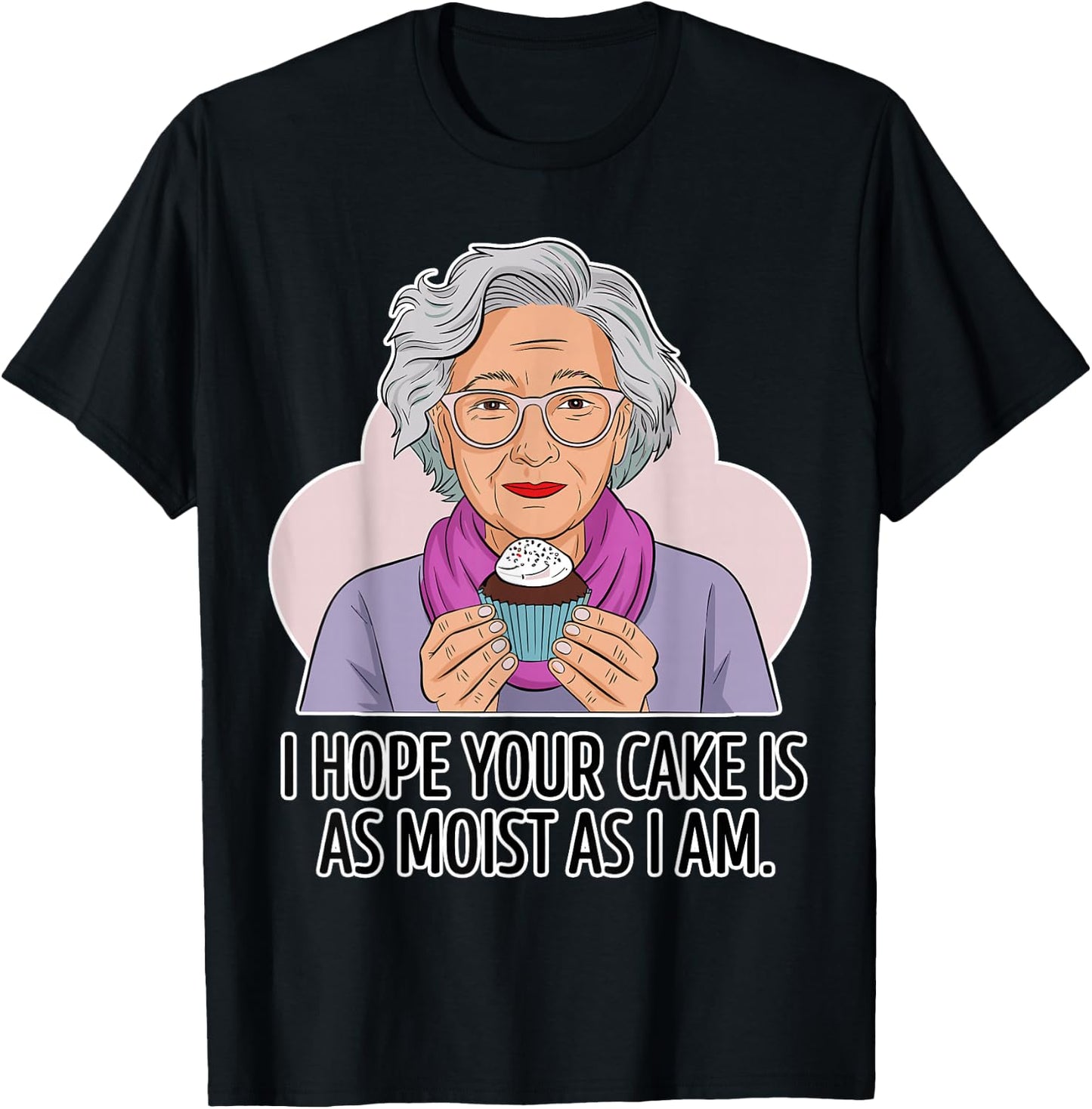 Funny Dirty Adult | Dirty Humor Moist Cake T-Shirt - T-Shirt | Black