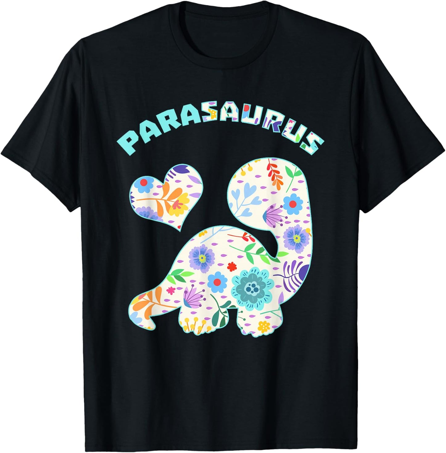 Parasaurus Paraprofessional Paraeducator Dinosaur Lover Small T-Shirt - T-Shirt | Black