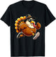 Running Turkey - Turkey Trot Running Thanksgiving T-Shirt - T-Shirt | Black