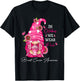 In October We Wear Pink Ribbon Breast Cancer Funny Gnome T-Shirt - T-Shirt | Black