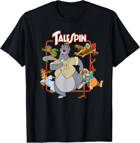 Disney Tale Spin Group T-Shirt - T-Shirt | Black