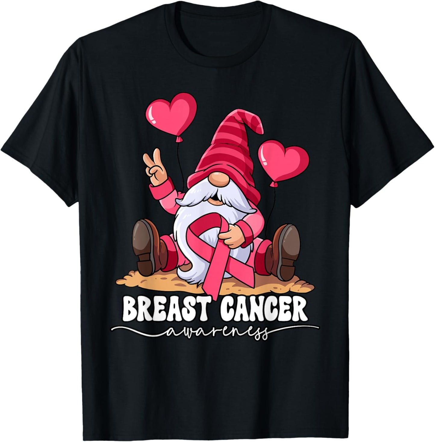 Breast Cancer Awareness T-Shirt - T-Shirt | Black