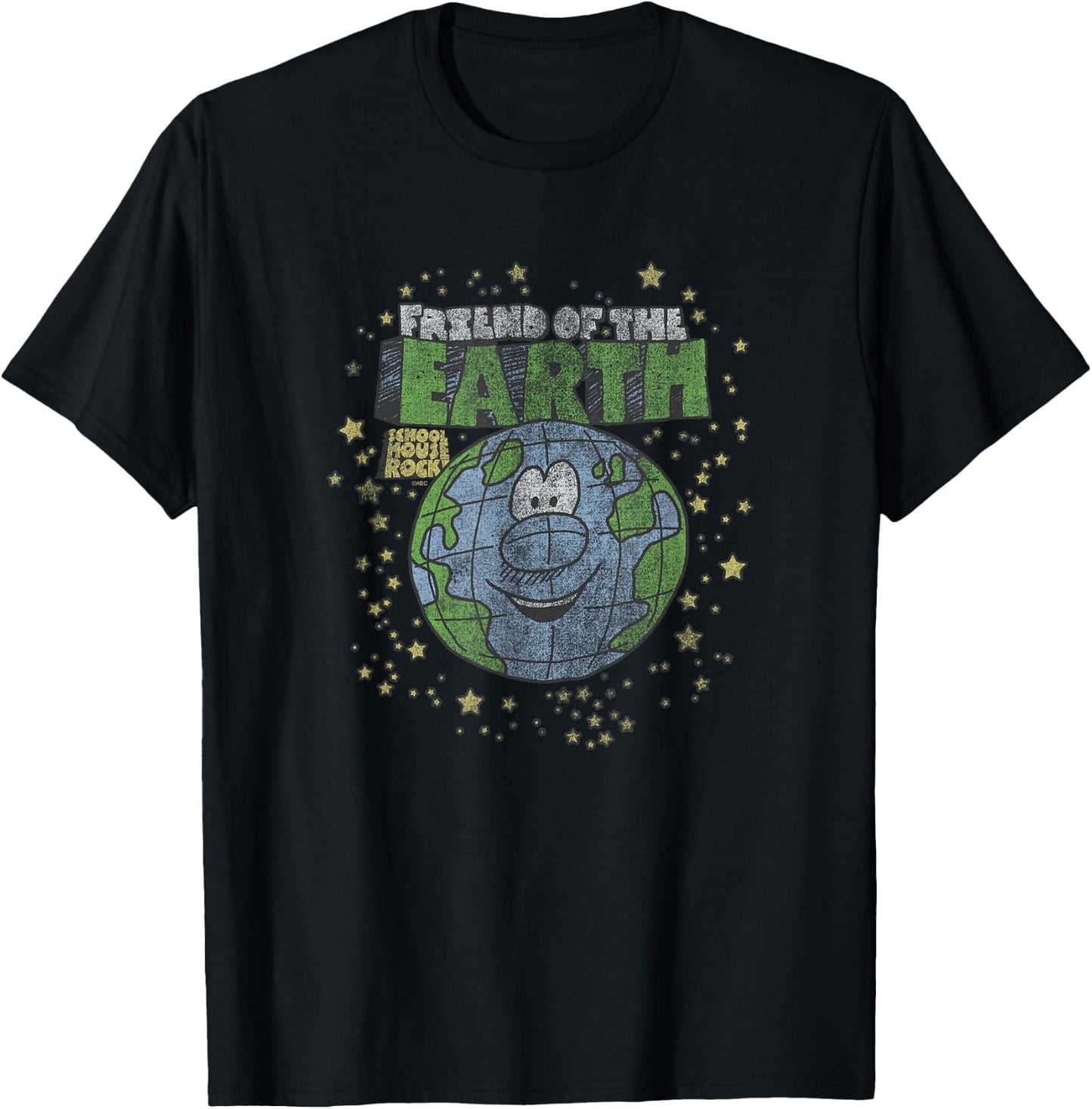 Ripple Junction x Schoolhouse Rock Friend of the Earth T-Shirt - T-Shirt | Black