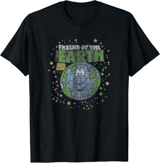 Ripple Junction x Schoolhouse Rock Friend of the Earth T-Shirt - T-Shirt | Black
