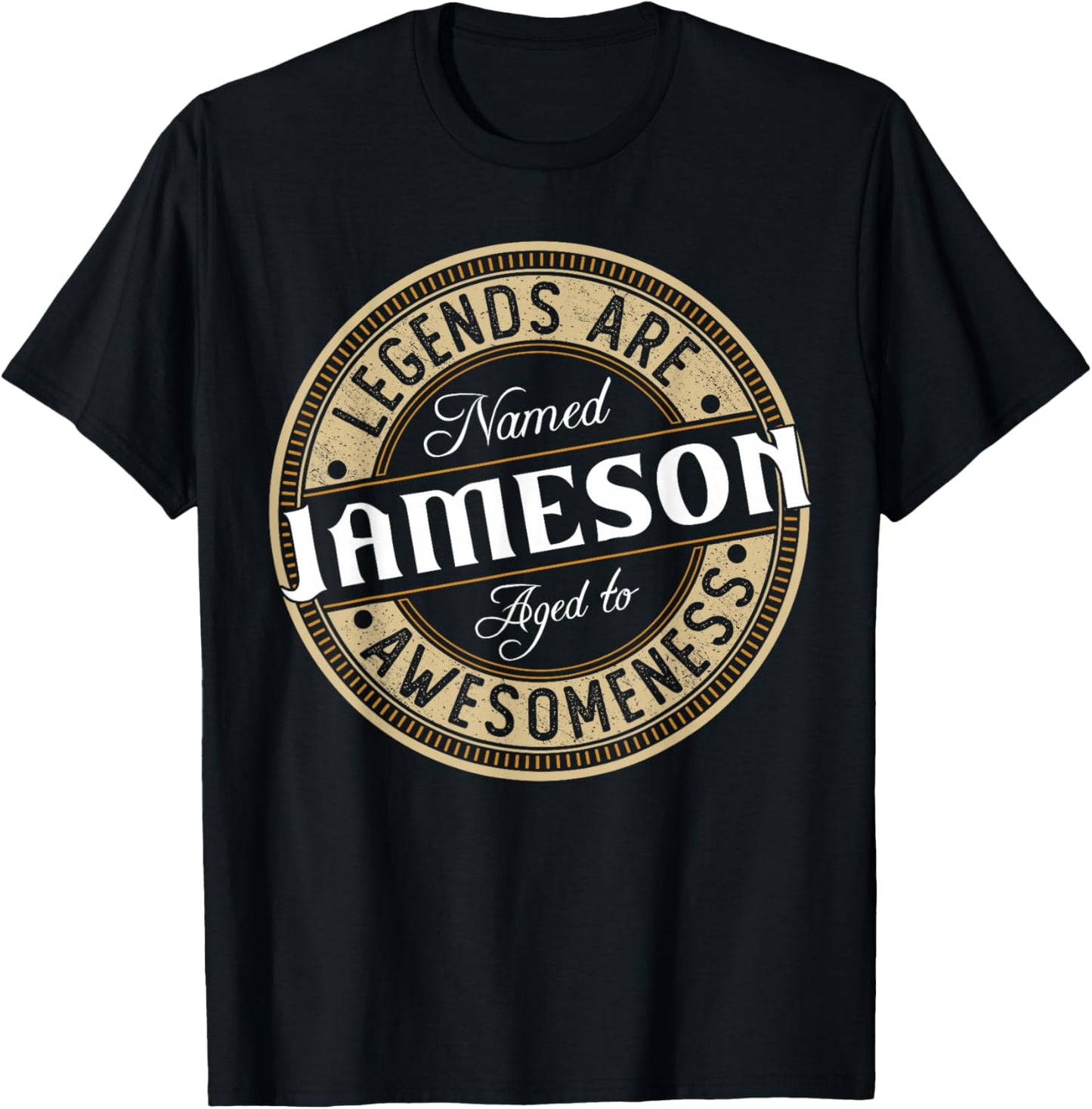 Jameson | Legends are Named | Jameson T-Shirt - T-Shirt | Black