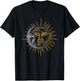 Vintage Astronomy Stars Sun Moon Planets Astronaut T-Shirt - T-Shirt | Black