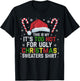 This Is My Its Too Hot For Ugly Christmas Sweaters men women T-Shirt - T-Shirt | Black