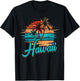 Hawaiian Island Tropical Hawaii Design Vacation Souvenir T-Shirt - T-Shirt | Black