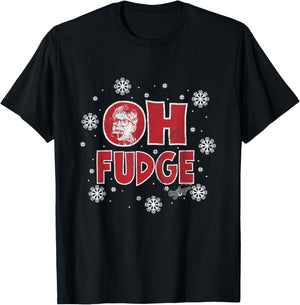 A Christmas Story - Oh Fudge Snowflakes T-Shirt - T-Shirt | Black