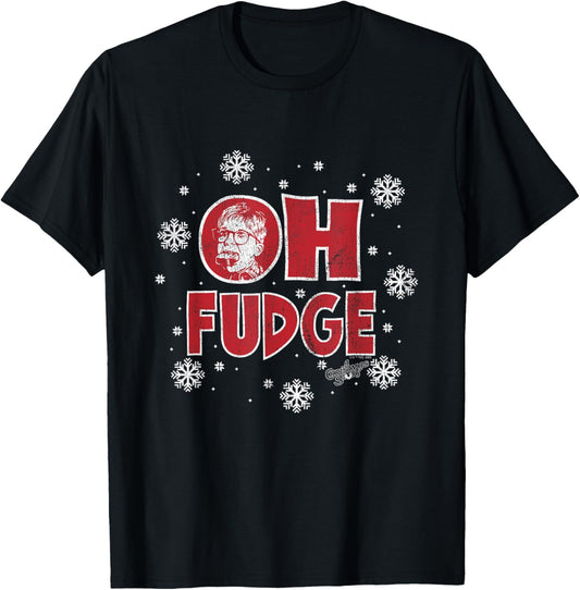 A Christmas Story - Oh Fudge Snowflakes T-Shirt - T-Shirt | Black