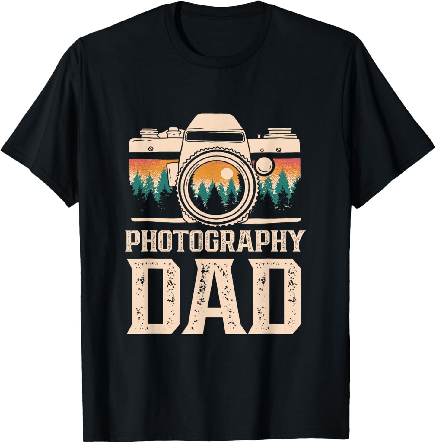 Photography Dad Camera Photographer Photographer Job Father Papi T-Shirt - T-Shirt | Black