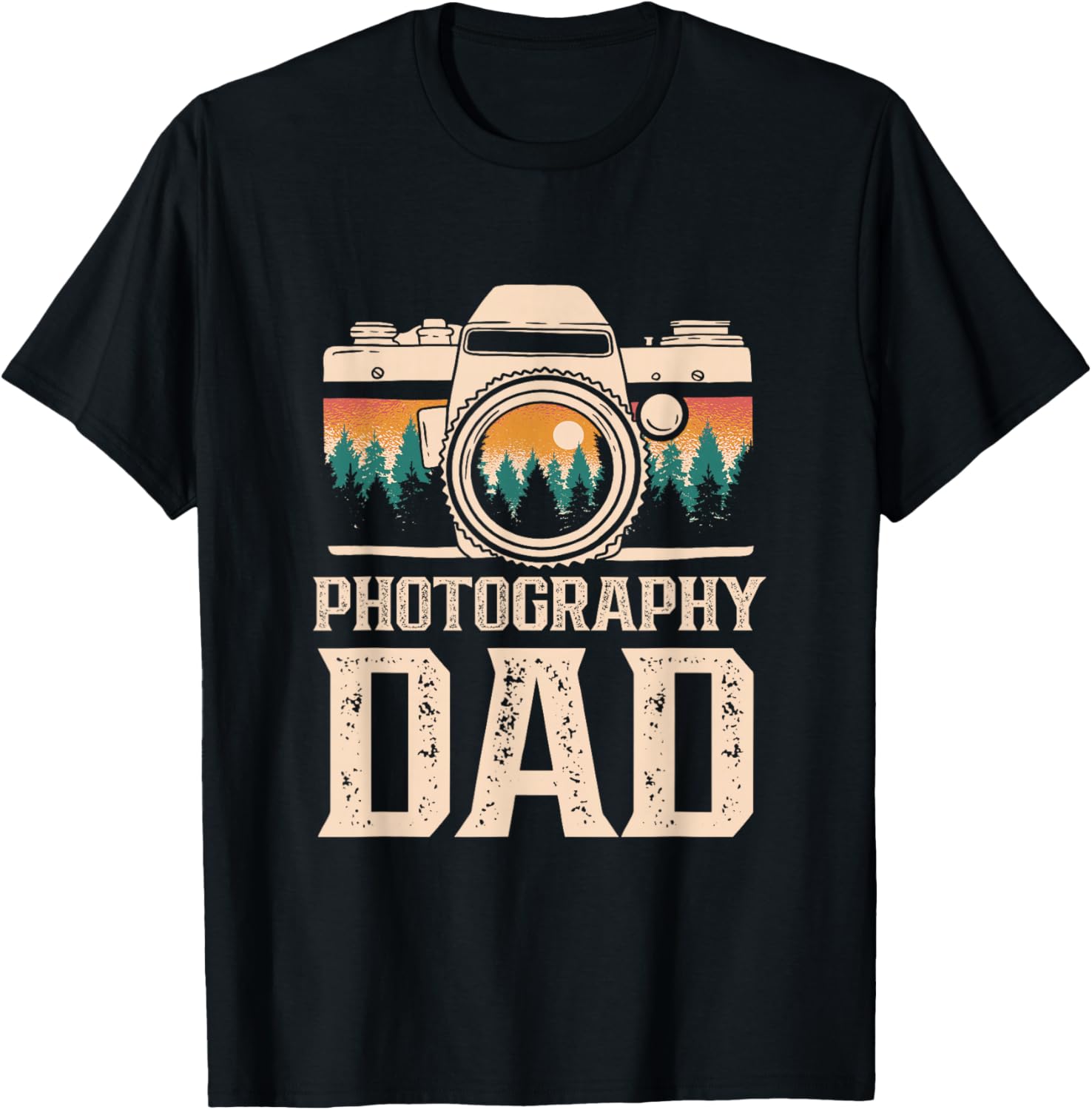 Photography Dad Camera Photographer Photographer Job Father Papi T-Shirt - T-Shirt | Black
