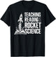 Dyslexia Teacher Teaching Reading is Rocket Science T-Shirt - T-Shirt | Black