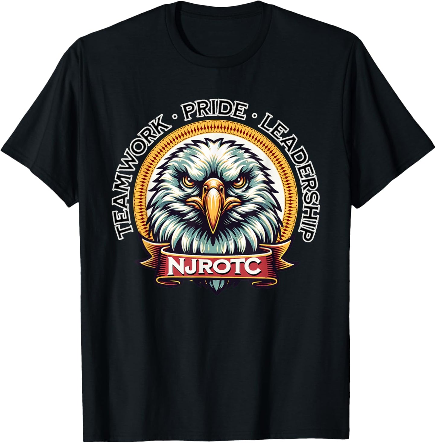 Proud NJROTC Cadet Military Naval Junior ROTC Student NJROTC T-Shirt - T-Shirt | Black