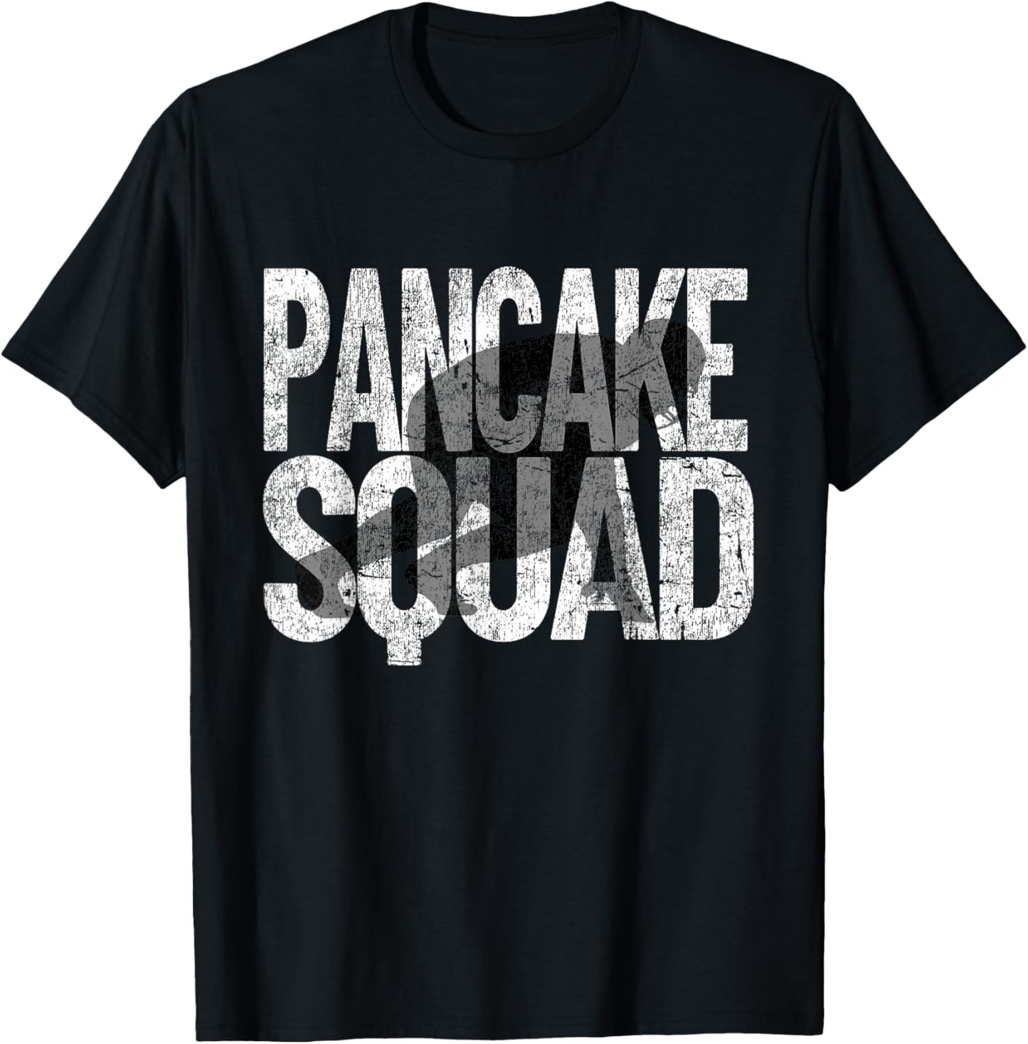 Football Lineman Pancake Squad Football Player Graphic T-Shirt - T-Shirt | Black