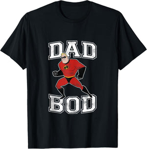 Disney Pixar Incredibles Mr. Incredible Dad Bod Portrait T-Shirt - T-Shirt | Black