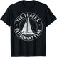 Sailing Retirement Gift Sail Boat Boating Retired Sailor T-Shirt - T-Shirt | Black