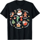 PT Physical Therapy Santa Squad Christmas Physical Therapist T-Shirt - T-Shirt | Black