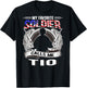 Proud Army Tio - My Favorite Soldier Calls Me Tio Uncle Gift T-Shirt - T-Shirt | Black