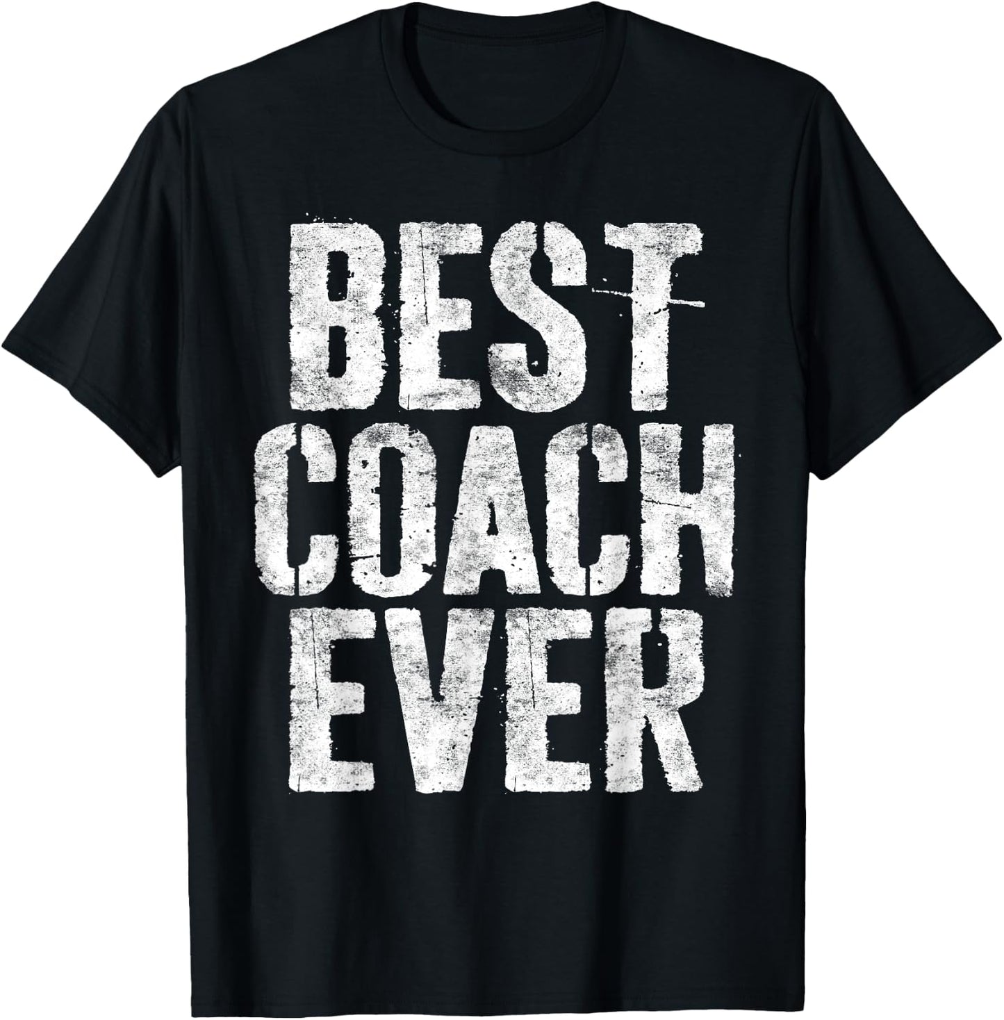 Best Coach Ever Shirt Men Women Coaching T-Shirt - T-Shirt | Black