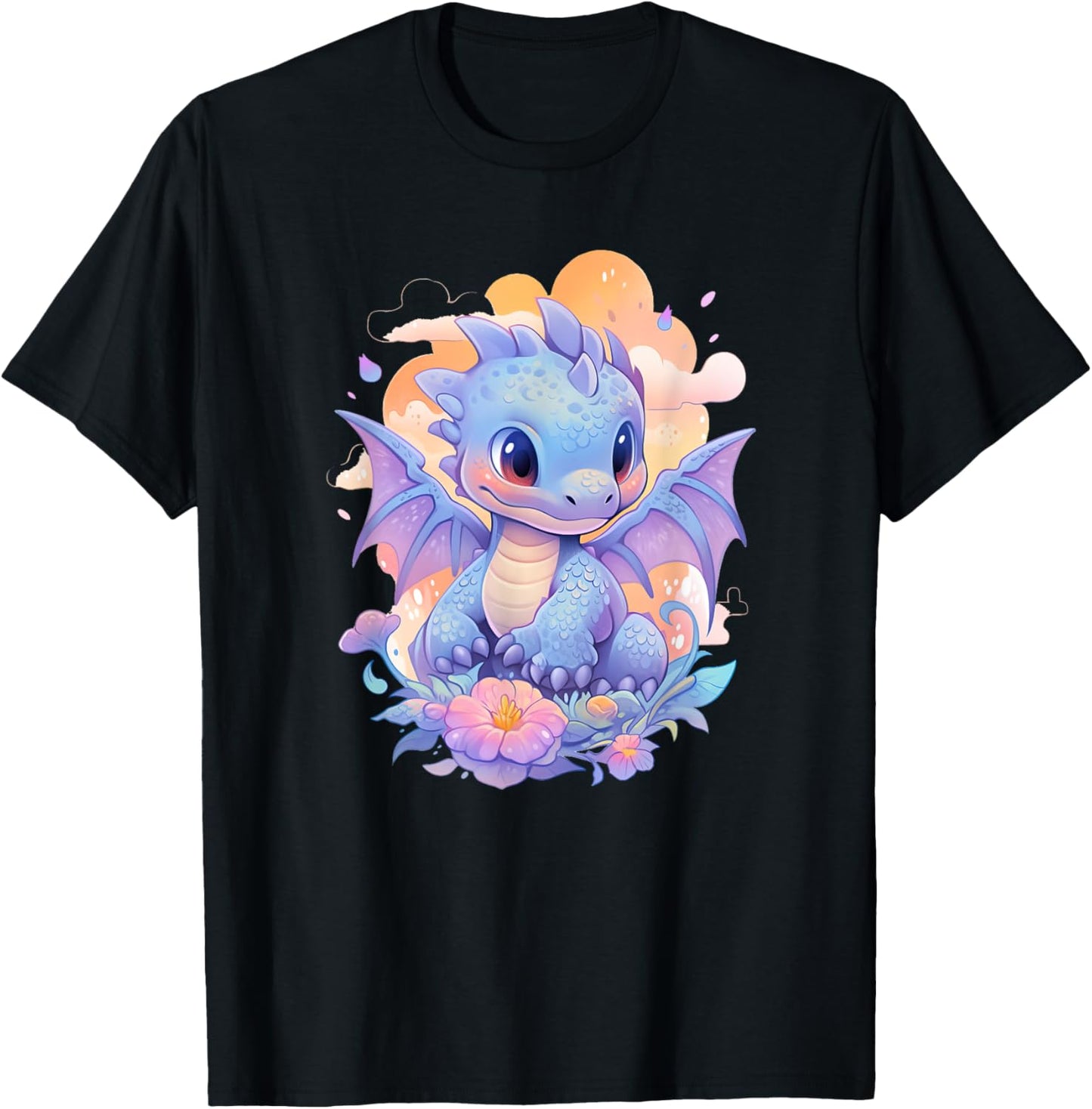 Cute Dragon funny Dragon lover baby T-Shirt - T-Shirt | Black