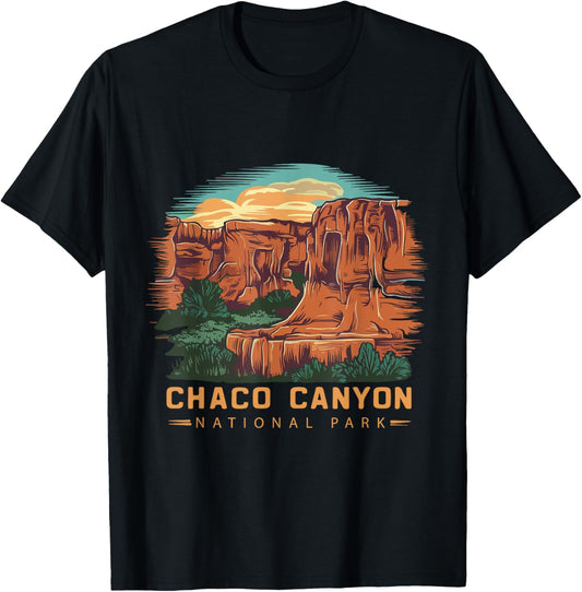 Chaco Canyon National Park T-Shirt - T-Shirt | Black