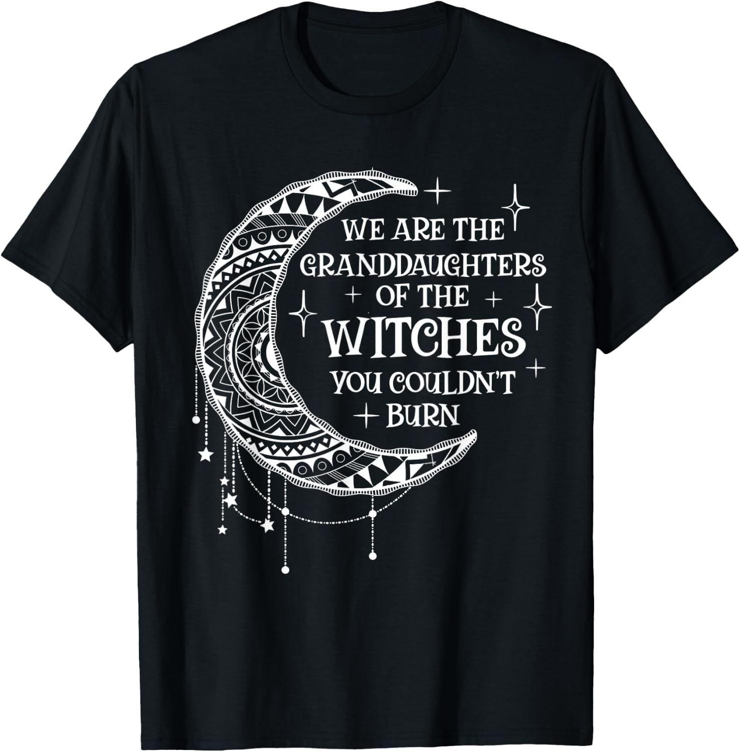 We Are The Granddaughters of the Witches You Could Not Burn T-Shirt - T-Shirt | Black