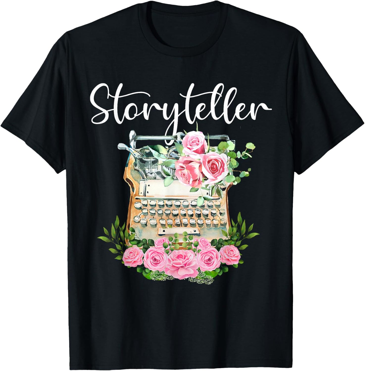 Storyteller Writer Journalist Blogger Writing T-Shirt - T-Shirt | Black