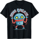 Japanese Retro 80s Music Party Robot Domo Arigato Eighties T-Shirt - T-Shirt | Black