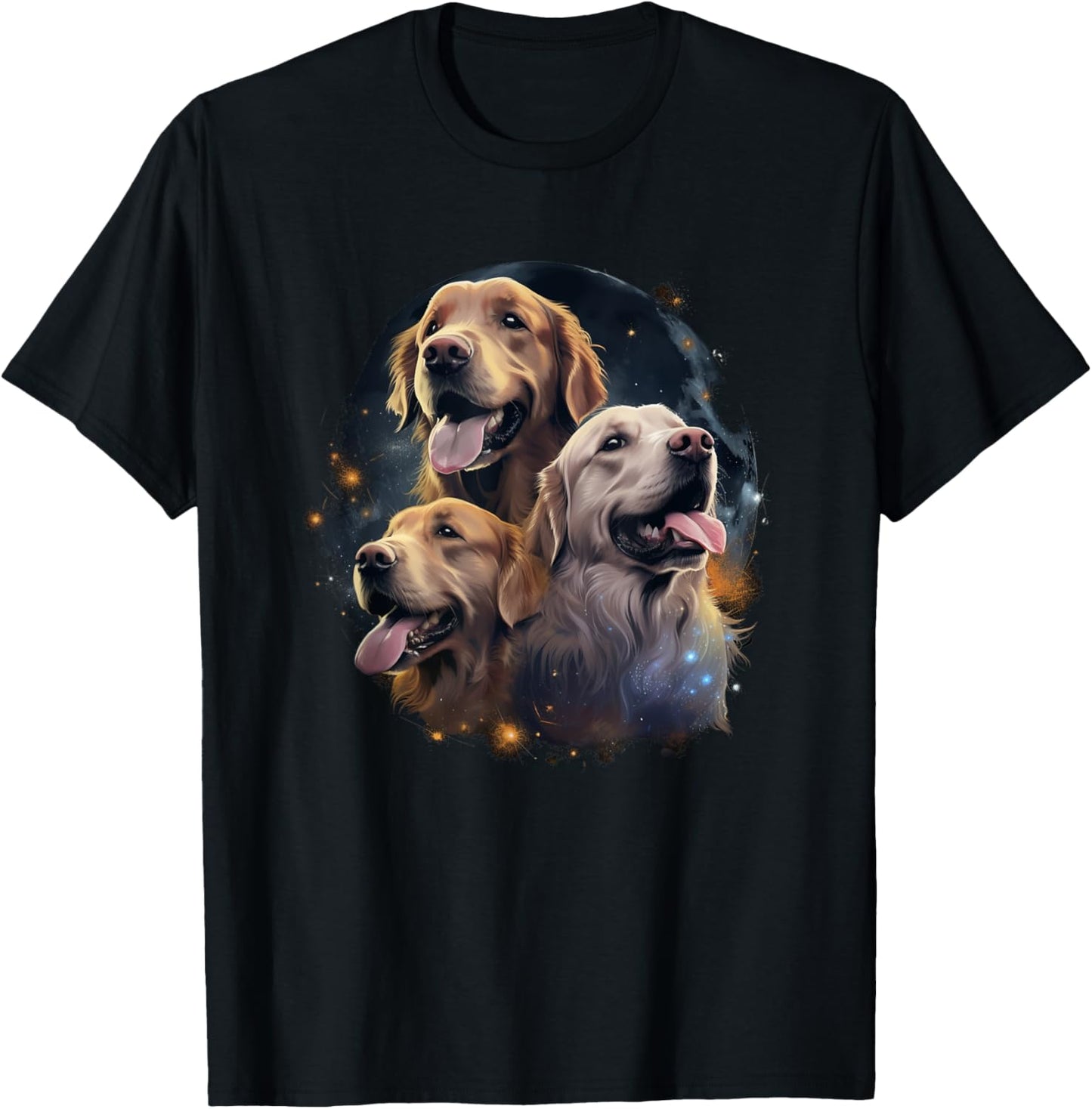 Funny Apparel For Golden Retriever Lovers T-Shirt - T-Shirt | Black
