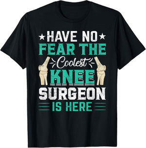 Knee Surgeon - Coolest Knee Surgery Doctor Knee Surgeon T-Shirt - T-Shirt | Black