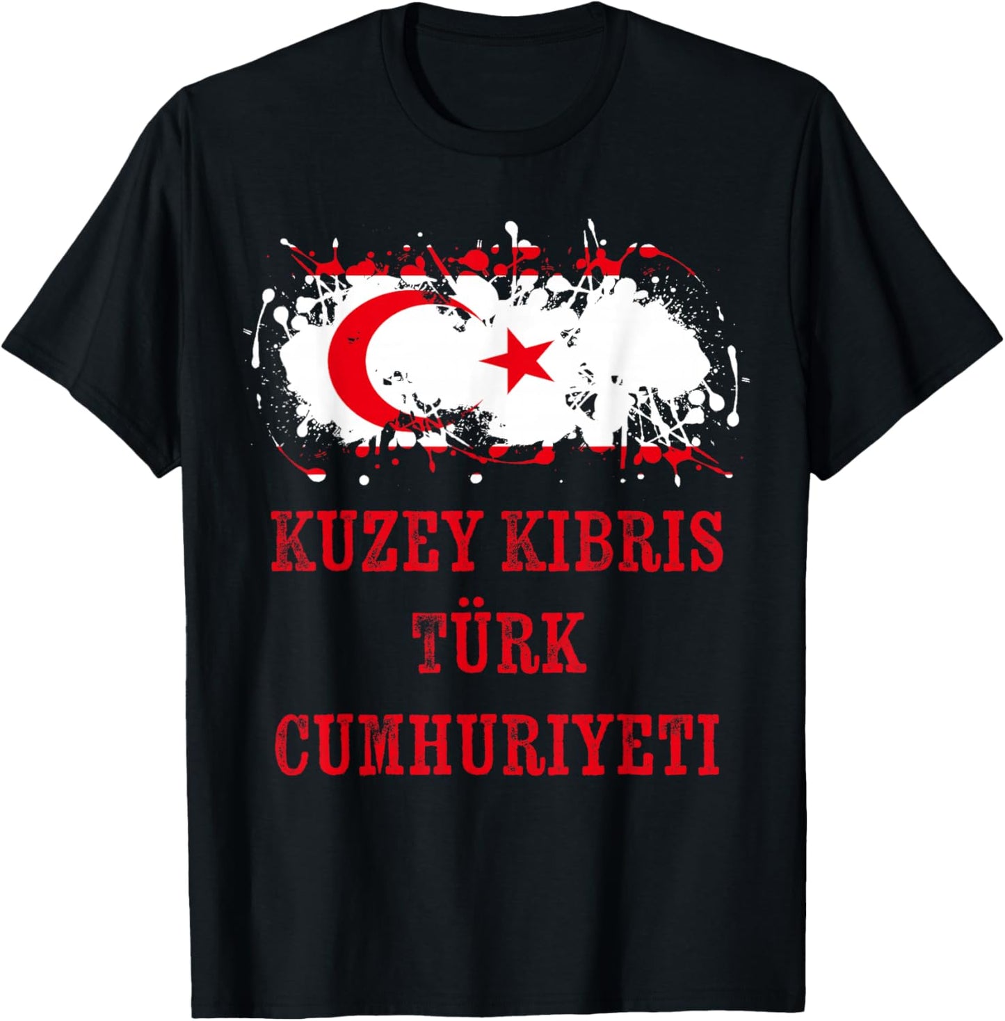 Northern Cyprian enthusiasts for Turkish of Northern Cyprus T-Shirt - T-Shirt | Black