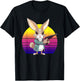 Gangster Bunny With A Gun Funny Rabbit Gun Lovers Design T-Shirt - T-Shirt | Black