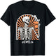 EMT Emergency Medical Tech Life Coffee Skeleton Funny T-Shirt - T-Shirt | Black