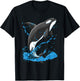 Orca Killer Whale Graphic Gift T-Shirt - T-Shirt | Black