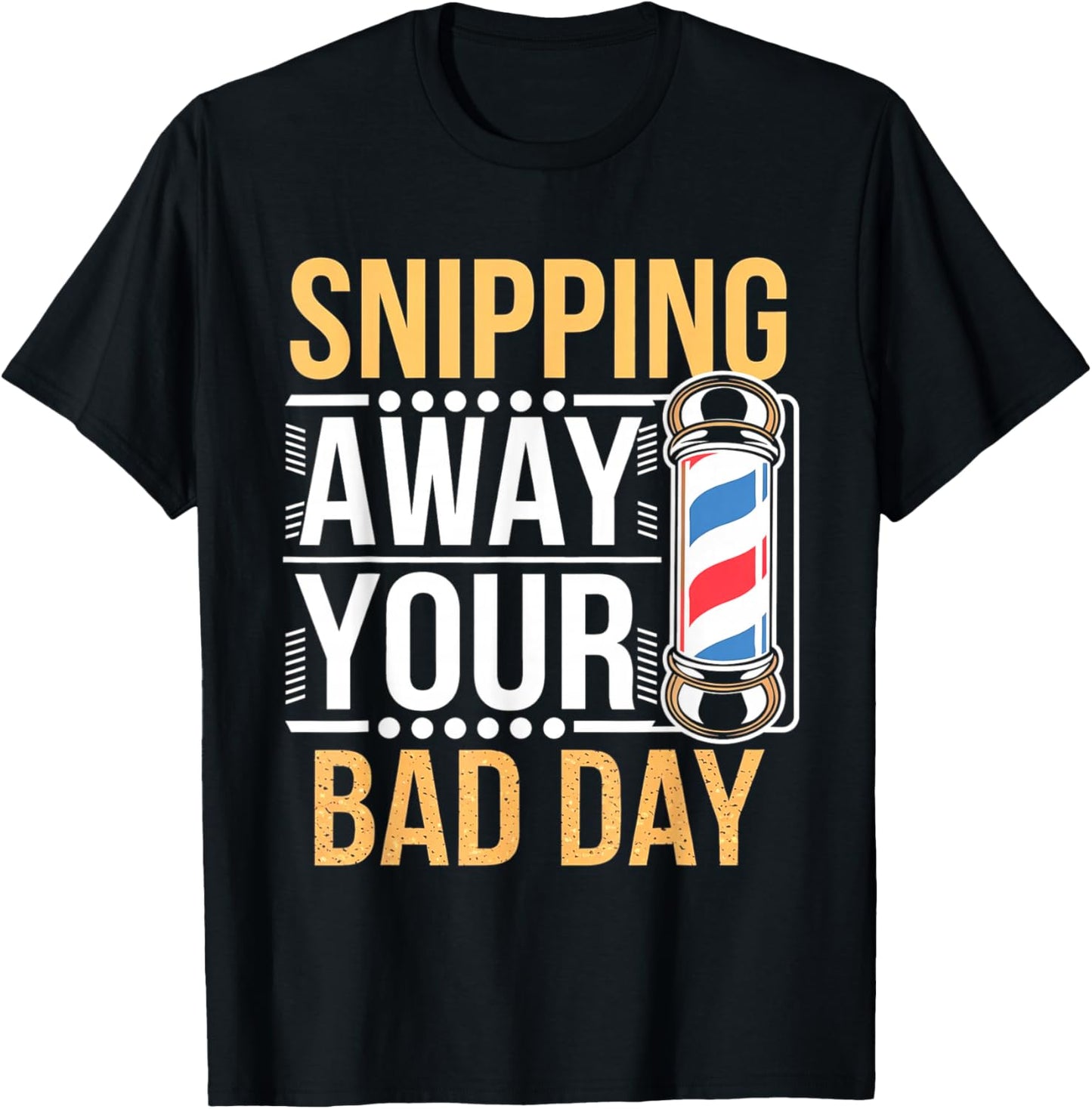 Funny Barber Hairdresser Hairstylist Quote T-Shirt - T-Shirt | Black