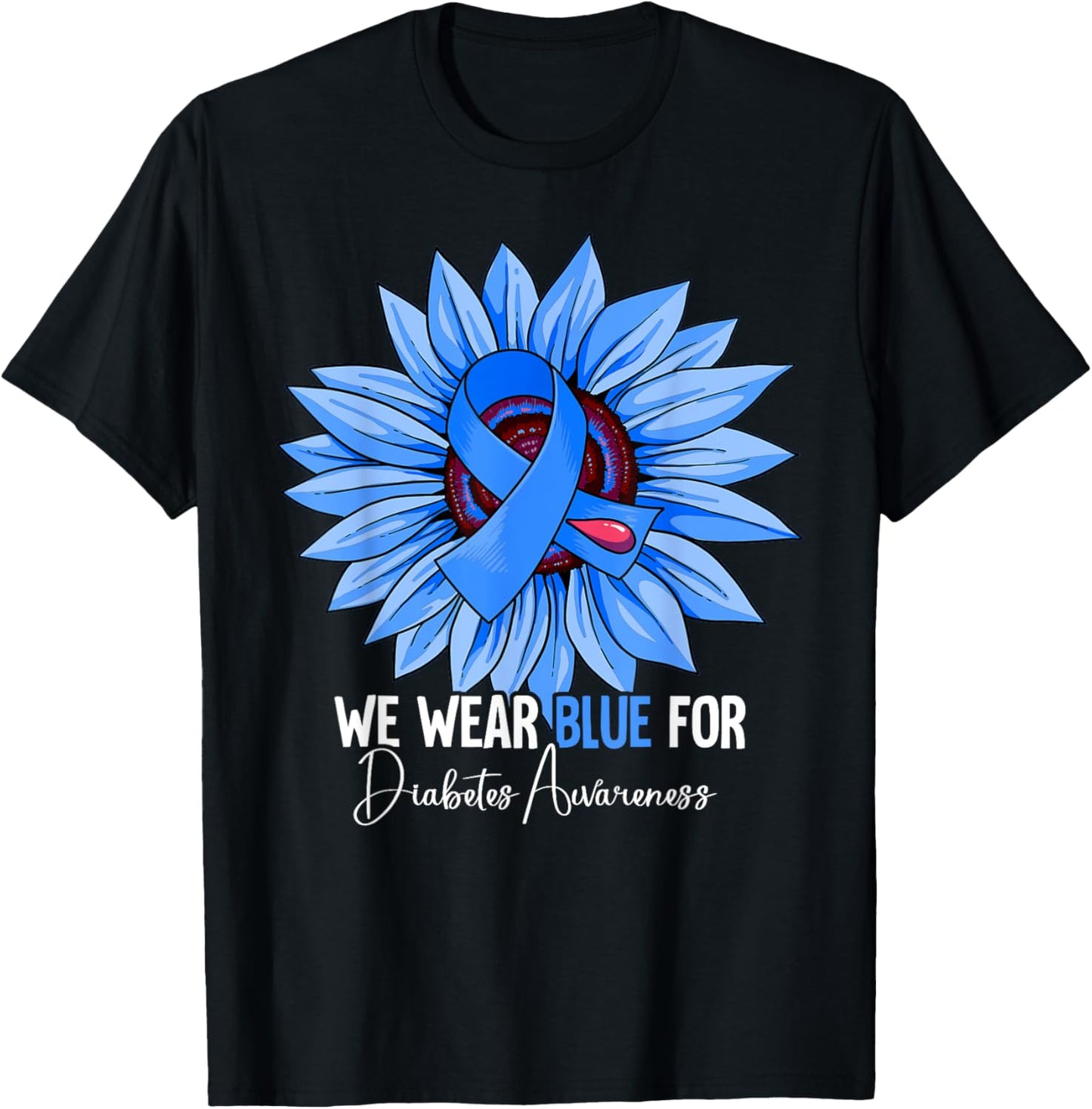 Diabetes Awareness T-Shirt - T-Shirt | Black