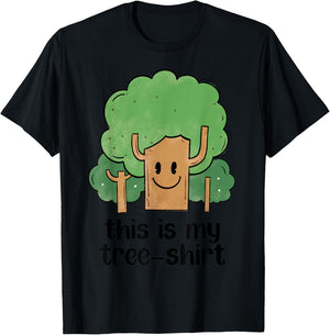 Arbor Day Tree Farmer Arborist Dad Joke Earth Day Pun Funny T-Shirt - T-Shirt | Black