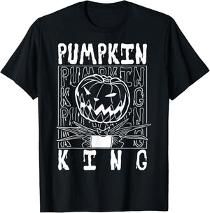 Disney The Nightmare Before Christmas Pumpkin King Stack T-Shirt - T-Shirt | Black