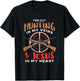 Funny I've got huntin in my veins and Jesus in my heart T-Shirt - T-Shirt | Black