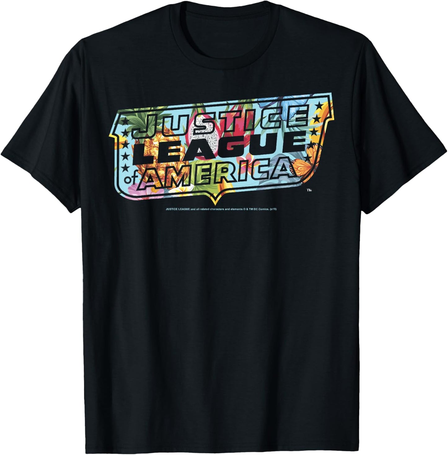 DC Comics Justice League Dragon Fruit Logo T-Shirt - T-Shirt | Black