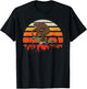 Retro Mountain Biking MTB Funny Bigfoot Riding Bike Gift T-Shirt - T-Shirt | Black