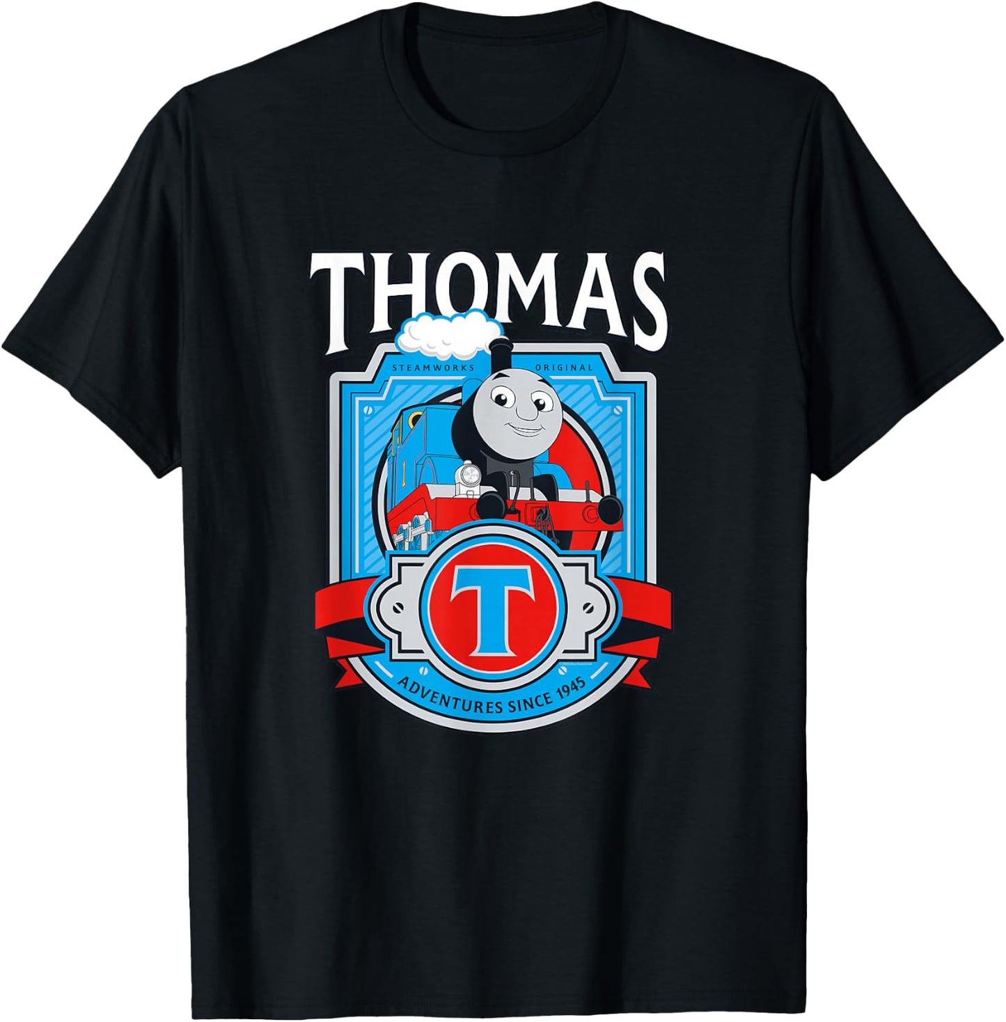 Thomas & Friends - Thomas Adventures Since 1945 T-Shirt - T-Shirt | Black